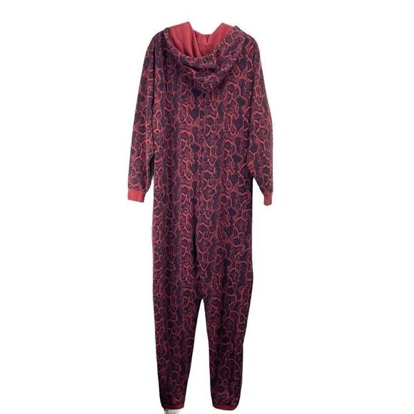 Savage X Fenty Sleep & Shine Hooded Jumpsuit Size S in Red Cocoa - Picture 11 of 12
